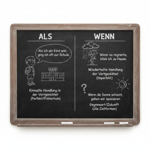 تفاوت als و wenn در آلمانی